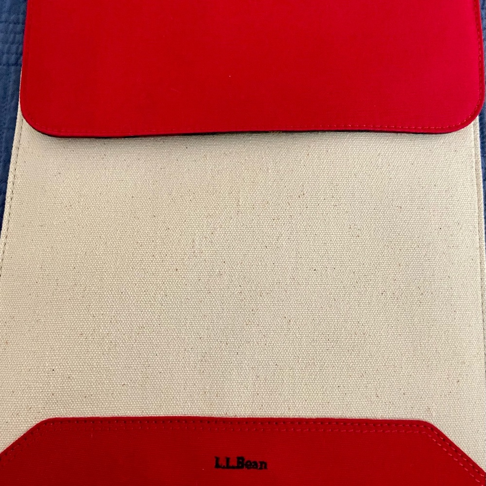 LL bean ipad case. Limited edition. Brand new, never used.